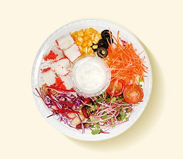 꽃맛살샐러드